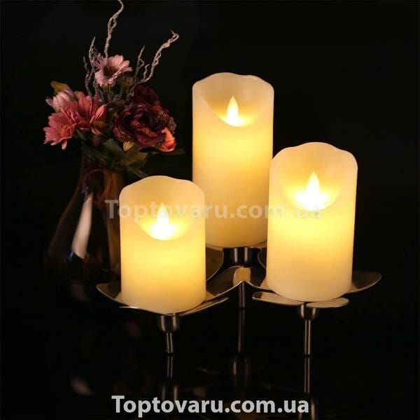 Светодиодная свеча на батарейках 9*5см LED Candle 18204 фото