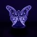 Настільний світильник New Idea 3D Desk Lamp Метелик 1540 фото 3