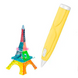 3D ручка для рисования 3D pen 6-1 Желтая 8617 фото 1