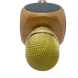 Караоке-микрофон L19 золотой с чехлом 188 фото 3