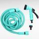 Шланг поливочный растягивающийся 22,5м с насадкой для полива EXPANDABLE GARDEN HOSE K-75FT Бирюзовый 25238 фото 2
