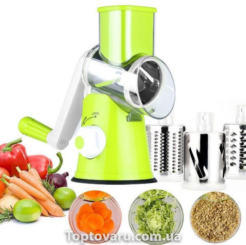 Овочерізка Kitchen Master зелена 533 фото
