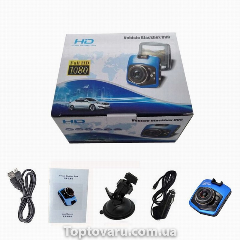 Автомобильный видеорегистратор DVR C900 FullHD 1080P Синий 3576 фото