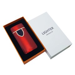 Спиральная сенсорная электрическая USB зажигалка Lighter Красная (ART 018-2)