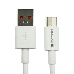 Кабель Mibrand MI-12 High Current Charging Line USB for Type-C 5A 1m White MIDC/12TW-00001 фото