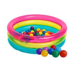 Дитячий надувний басейн Intex 48674 з кульками в комплекті 10958 фото