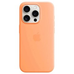 Чохол для смартфона Silicone Full Case AAA MagSafe IC для iPhone 15 Pro Orange 18872 фото