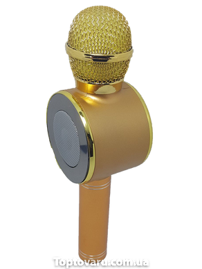 Безпровідний мікрофон Wster WS-668 Золотий 1111 фото
