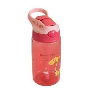 Детская бутылка для кормления Baby bottle LB-400 400 мл Розовая 12063 фото