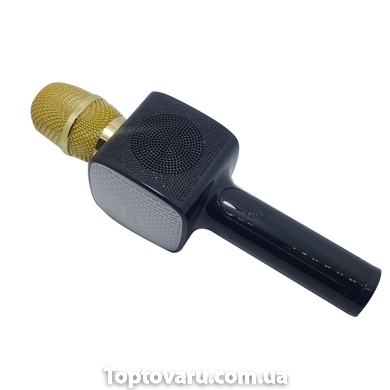 Караоке-микрофон L20 черный с золотом с чехлом 189 фото