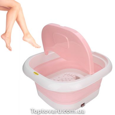 Гідромасажна ванна для ніг JH-8128A 400W Рожева 6713 фото