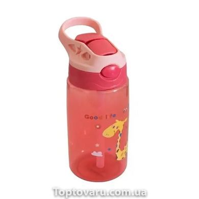 Детская бутылка для кормления Baby bottle LB-400 400 мл Розовая 12063 фото