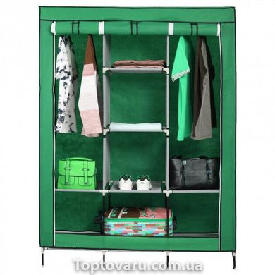 Складаний тканинний шафа Storage Wardrobe 88130 Зелений 2436 фото