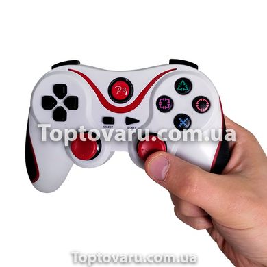 Безпровідний джойстик геймпад PS3 Білий 4506 фото