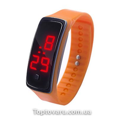 Наручные часы-браслет Led Watch Оранжевые 5860 фото