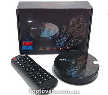 Smart TV Box HK1 MAX 4/32 с пультом NEW фото