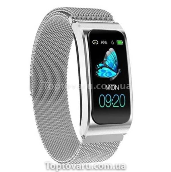 Смарт-годинник жіночий Smart Mioband PRO Silver 14857 фото
