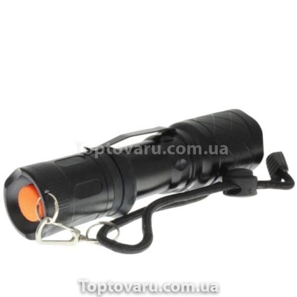 Ліхтар ручний акумуляторний металевий Police 8370-500 W XPE Чорний 23840 фото