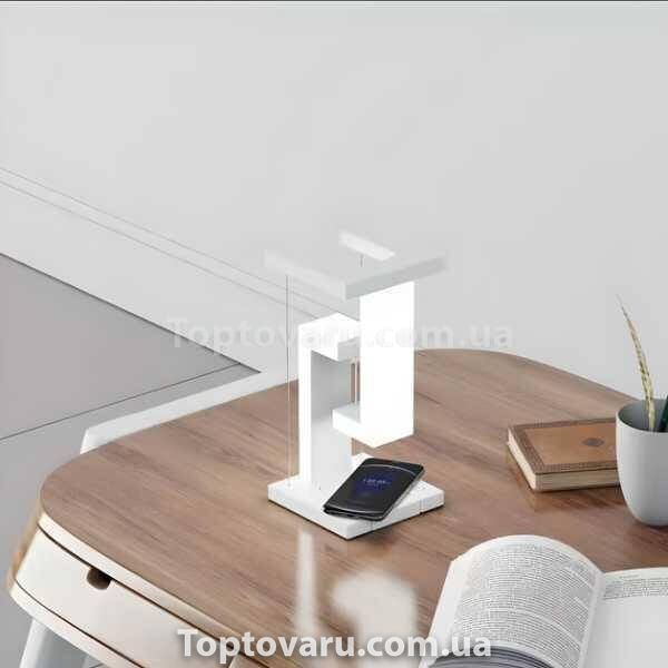 Ночник с беспроводной зарядкой Levitation Anti-Gravity Wireless Белый 13341 фото