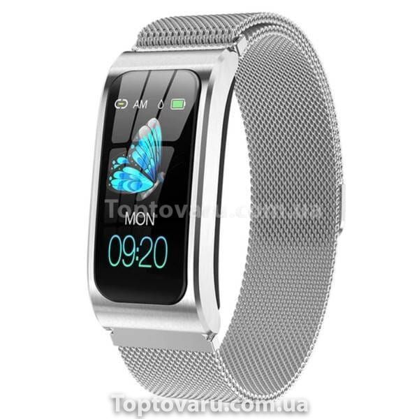 Смарт-годинник жіночий Smart Mioband PRO Silver 14857 фото