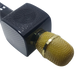 Караоке-микрофон L20 черный с золотом с чехлом 189 фото 3