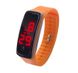 Наручные часы-браслет Led Watch Оранжевые 5860 фото 1