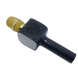 Караоке-микрофон L20 черный с золотом с чехлом 189 фото 1