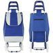 Сумка-тележка на колёсиках для покупок Trolley medium 95x35см Синяя 38032 фото 6