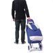 Сумка-тележка на колёсиках для покупок Trolley medium 95x35см Синяя 38032 фото 2