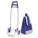 Сумка-тележка на колёсиках для покупок Trolley medium 95x35см Синяя 38032 фото 3