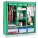 Складной тканевый шкаф Storage Wardrobe 88130 Зеленый 2436 фото 1