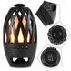 Беспроводная портативная Bluetooth колонка - ночник Sunroz Flame Atmosphere BTS-596 LED камин Черный 2891 фото 2