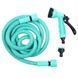 Шланг поливочный растягивающийся 15м с насадкой для полива EXPANDABLE GARDEN HOSE K-50FT Бирюзовый 25239 фото 4