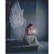 Алмазна мозаїка Strateg ПРЕМІУМ Дівчина-ангел розміром 30х40 см (HX470) HX470-00002 фото 1