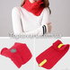 Дорожня подушка шарф для подорожей Travel Pillow Червона 7084 фото 3