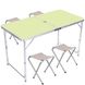 Стіл і стільці для пікніка Folding Table Зелений 726 фото 1