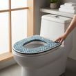 Чохол-сидіння на унітаз Toilet seat cover AND 03 Синій