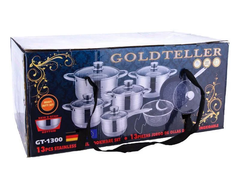 Набор кастрюль Coldteller GT-1300, 13 предметов