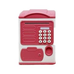 Сейф скарбничка з купюроприймачем та відбитком пальця Saving Box Рожевий 15814 фото