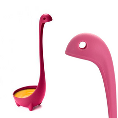 Ложка Пластикова ополоник Nessie Рожева 8875 фото