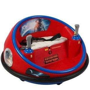 Дитячий електромобіль JOY Космічний корабель UF-02369 з пультом керування Червоний 38066 фото