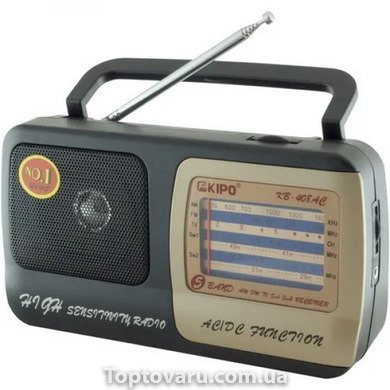 Радиоприёмник Kipo KB-408 AC 5586 фото