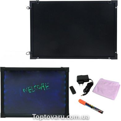 Флуоресцентна дошка Fluorescent Board 30 * 40 c фломастером і серветкою 3060 фото