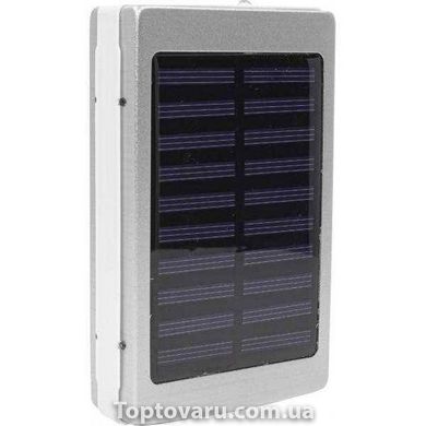 Power bank metal+led solar 50000mah срібло 11213 фото