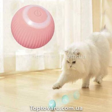 М'ячик інтерактивний для тварин Pet Gravity Рожевий 13259 фото