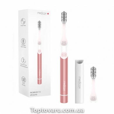 Звуковая зубная щетка Medica+ ProBrush 7.0 Compact (Япония) Розовая 50996/3 18386 фото