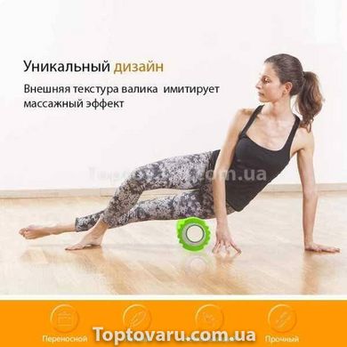 Ролик для йоги массажный (спина и ног)OSPORT 14*33см Розовый 13999 фото