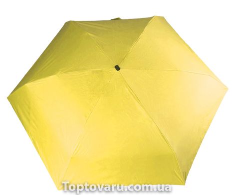 Мини-зонт карманный в футляре Желтый 3947 фото