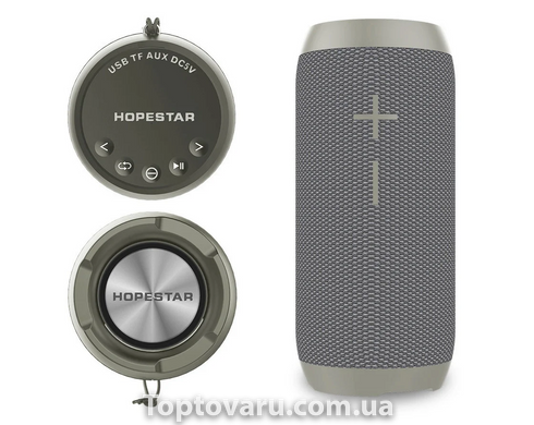 Портативна Bluetooth колонка Hopestar P7 Сіра 4425 фото