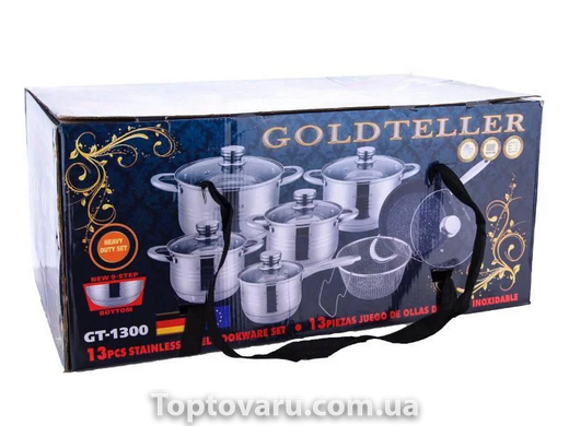 Набор кастрюль Coldteller GT-1300, 13 предметов 3509 фото